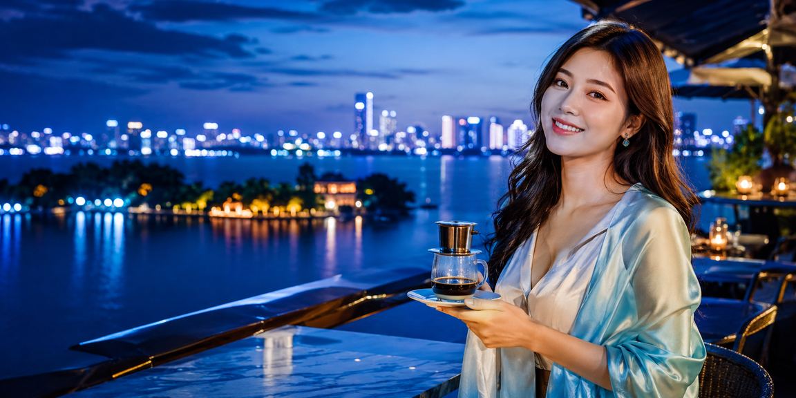 Người dùng tại Hà Nội thư giãn và chơi game trực tuyến có trách nhiệm bên tách cà phê